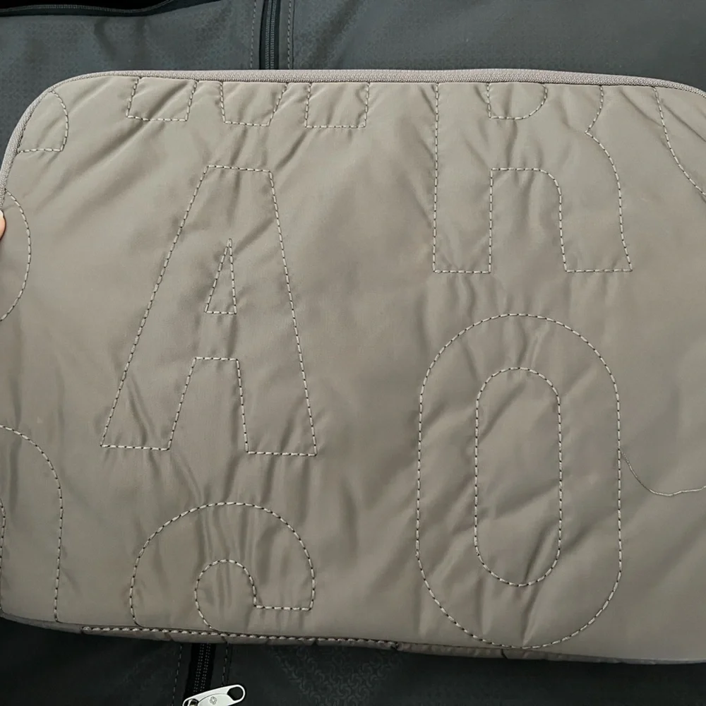 Tan/brown Marc by Marc Jacobs laptop case 13-14”